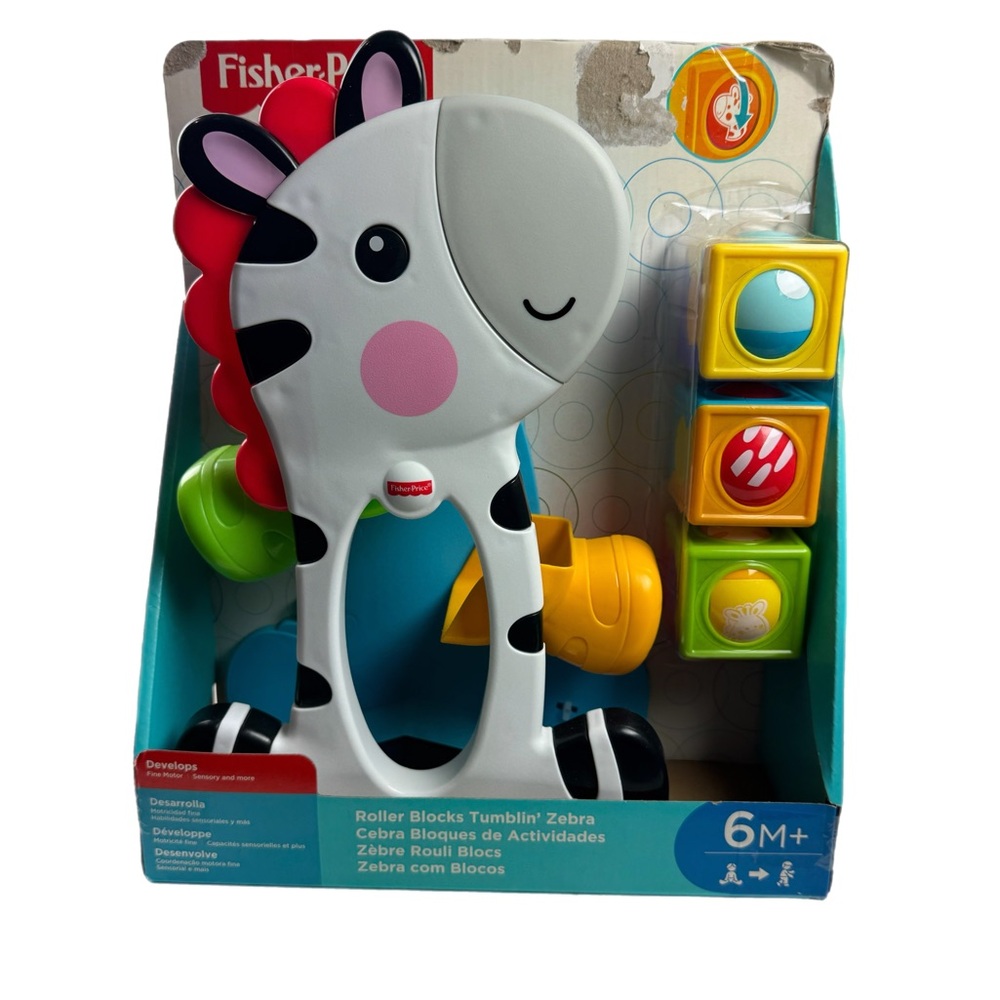 Fisher-Price roller blocks Tumblin’ Zebra